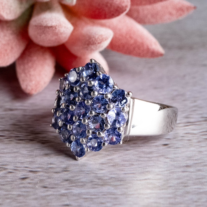 Tanzanite Ring 2.5mm - InnerVision Crystals