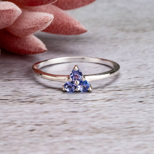 Tanzanite Ring 3mm - InnerVision Crystals