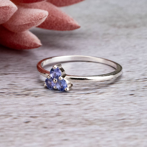 Tanzanite Ring 3mm - InnerVision Crystals