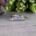 Tanzanite Ring 3mm Size 7 - InnerVision Crystals