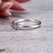 Tanzanite Ring 4x3mm - InnerVision Crystals