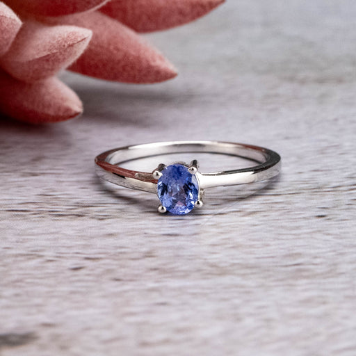 Tanzanite Ring 5x4mm - InnerVision Crystals