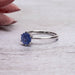 Tanzanite Ring 6mm Size 6 - InnerVision Crystals