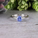 Tanzanite Ring 6mm Size 8 - InnerVision Crystals