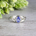 Tanzanite Ring 7x6mm Size 7 - InnerVision Crystals