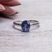 Tanzanite Ring 8x6mm Size 7 - InnerVision Crystals