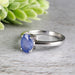 Tanzanite Ring 8x6mm Size 8 - InnerVision Crystals