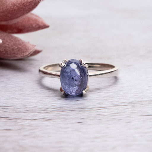 Tanzanite Ring 9x7mm Size 9 - InnerVision Crystals