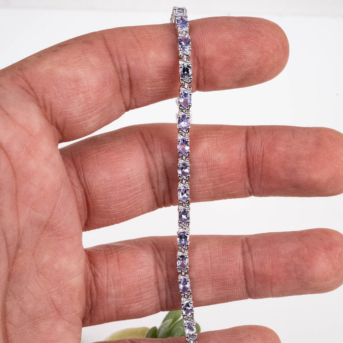 Tanzanite Tennis Bracelet .925 - InnerVision Crystals