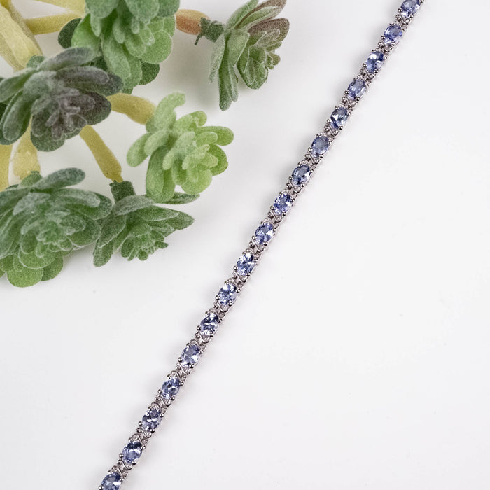 Tanzanite Tennis Bracelet .925 - InnerVision Crystals