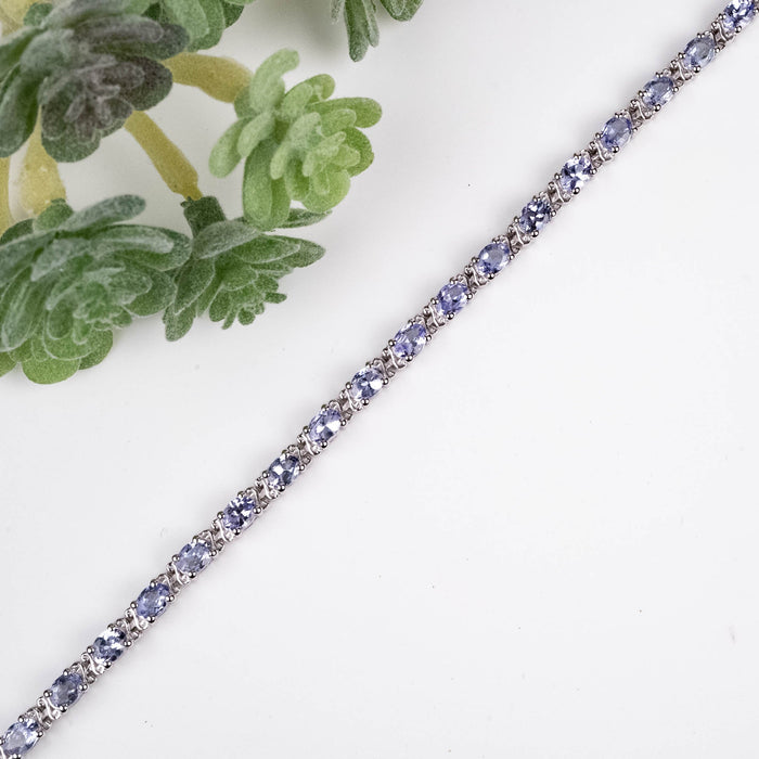 Tanzanite Tennis Bracelet .925 - InnerVision Crystals