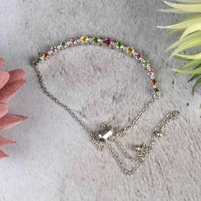 Tourmaline Bracelet .925 Adjustable - InnerVision Crystals