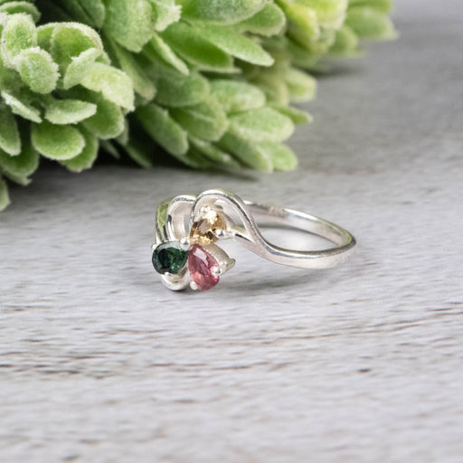 Tourmaline Ring 3 - 4mm Size 7 - InnerVision Crystals