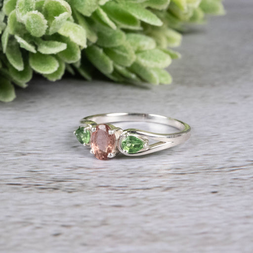 Tourmaline Ring 3 - 6mm Size 7 - InnerVision Crystals