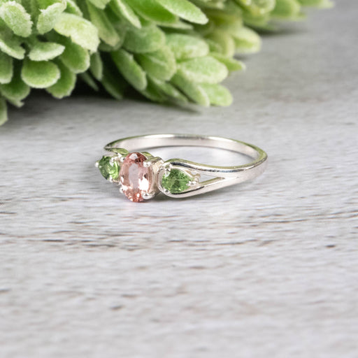 Tourmaline Ring 3 - 6mm Size 9 - InnerVision Crystals