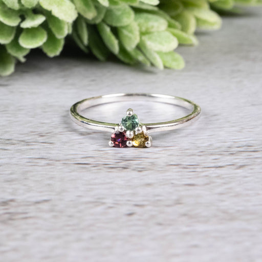 Tourmaline Ring 3mm Size 10 - InnerVision Crystals