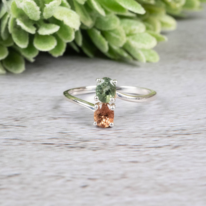 Tourmaline Ring 5x4mm Size 7 - InnerVision Crystals