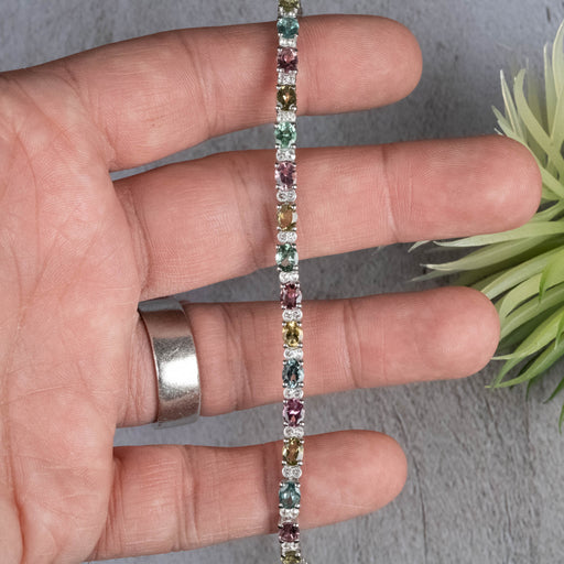 Tourmaline Tennis Bracelet .925 - InnerVision Crystals