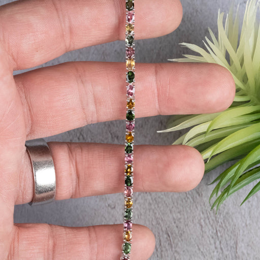 Tourmaline Tennis Bracelet .925 - InnerVision Crystals