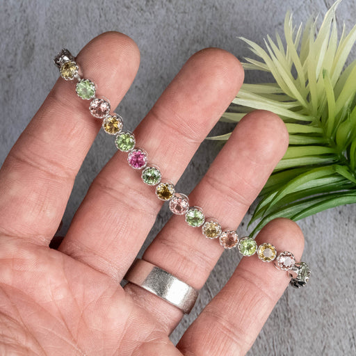 Tourmaline Tennis Bracelet .925 - InnerVision Crystals