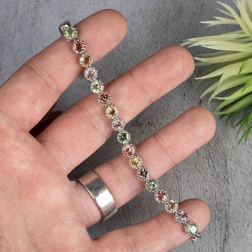 Tourmaline Tennis Bracelet .925 - InnerVision Crystals