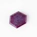 Trapiche Ruby 10.85 ct 15x13mm - InnerVision Crystals