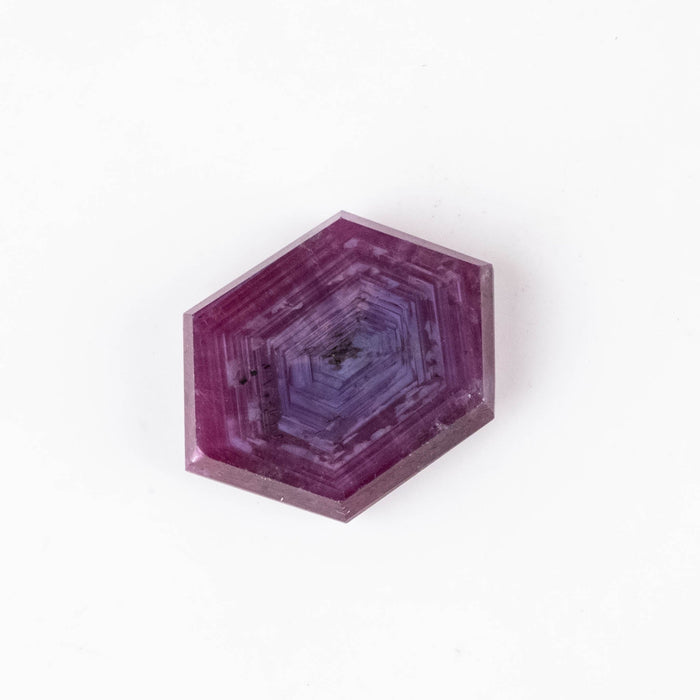 Trapiche Ruby 11.20 ct 14x13mm - InnerVision Crystals