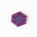 Trapiche Ruby 11.90 ct 16x15mm - InnerVision Crystals