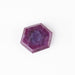 Trapiche Ruby 14.20 ct 15x15mm - InnerVision Crystals