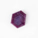 Trapiche Ruby 22.75 ct 20x19mm - InnerVision Crystals