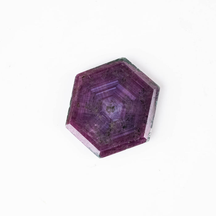 Trapiche Ruby 25.50 ct 24x22mm - InnerVision Crystals