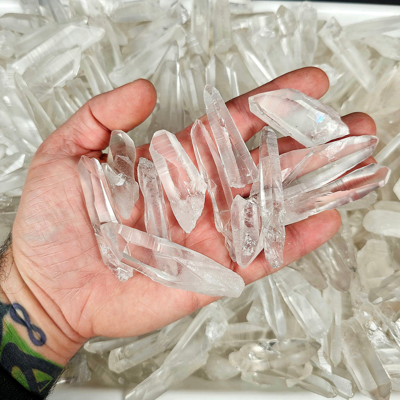 NEW Lemurian Seed Quartz Crystals BRAZIL 1.5" - 3"+ | WHOLESALE - InnerVision Crystals