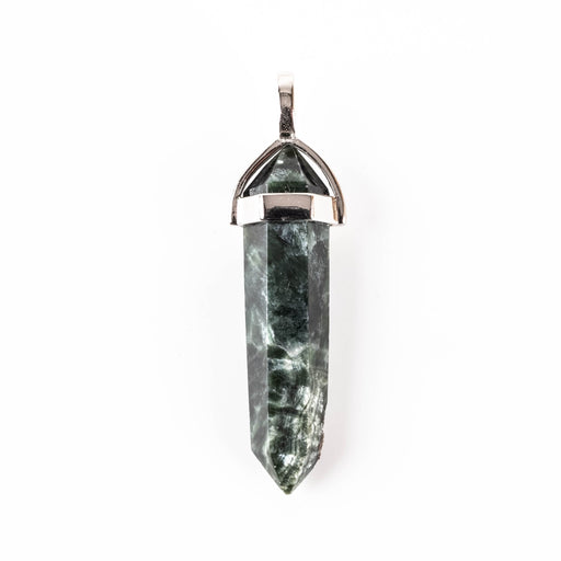 Seraphinite Hexagon Pendant - InnerVision Crystals