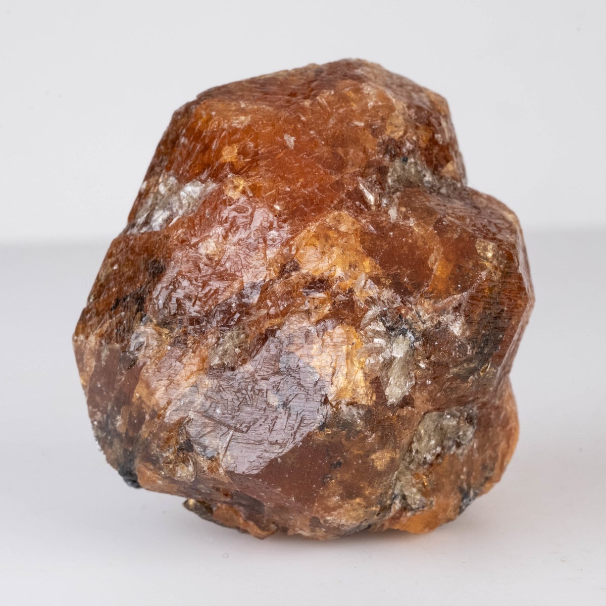 Spessartine Garnet 149.04 g 44x41mm XL Crystal — InnerVision Crystals