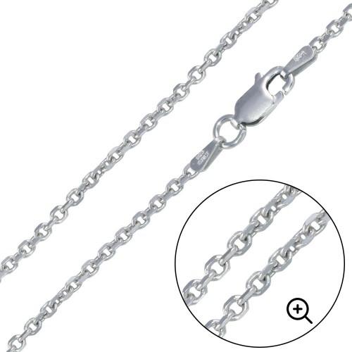 Sterling Silver .925 Cable / Rolo Chain 2mm